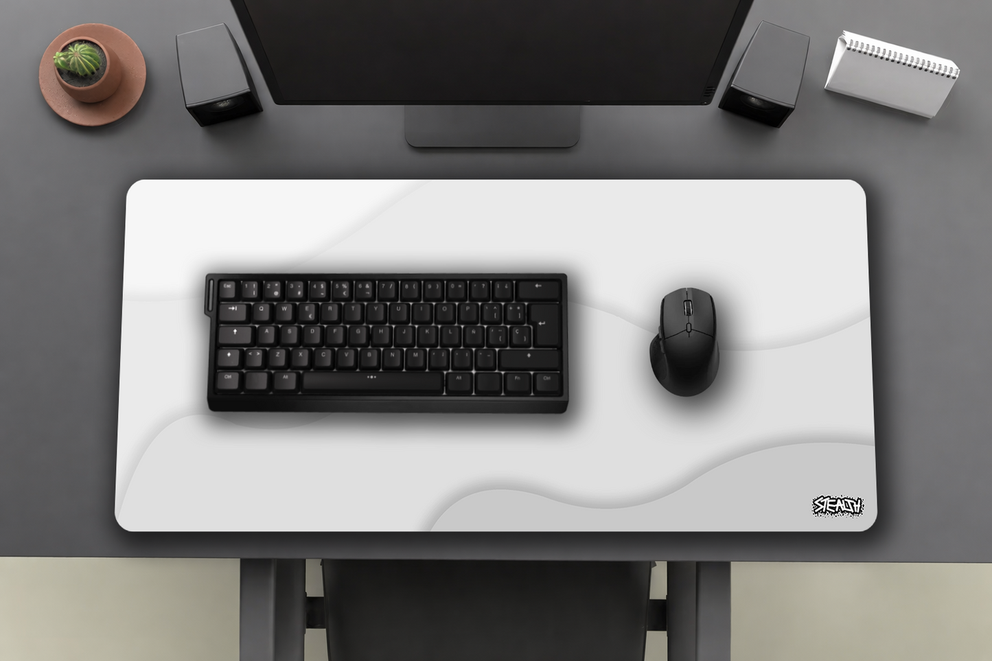 White Silhouette ⏐ Gaming Mousepad