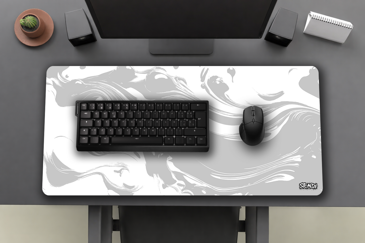 White Ink⏐ Gaming Mousepad