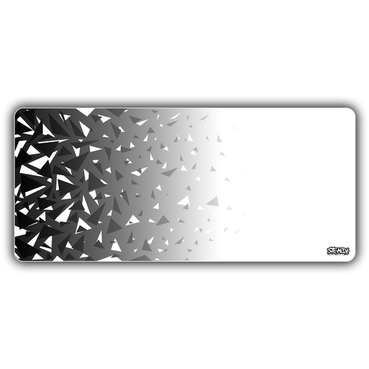 White Shatter ⏐ Gaming Mousepad