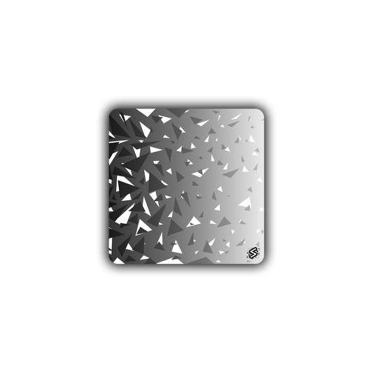 White Shatter⏐ 40x40cm Precision Gaming Mousepad