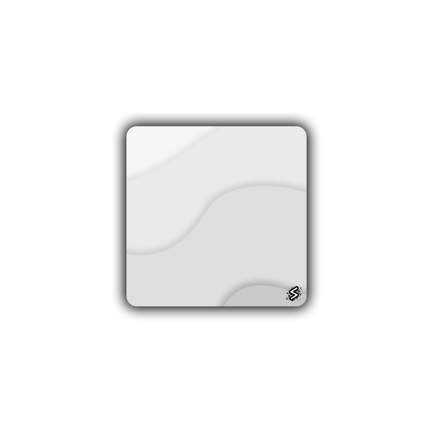 White Silhouette⏐ 40x40cm Precision Gaming Mousepad